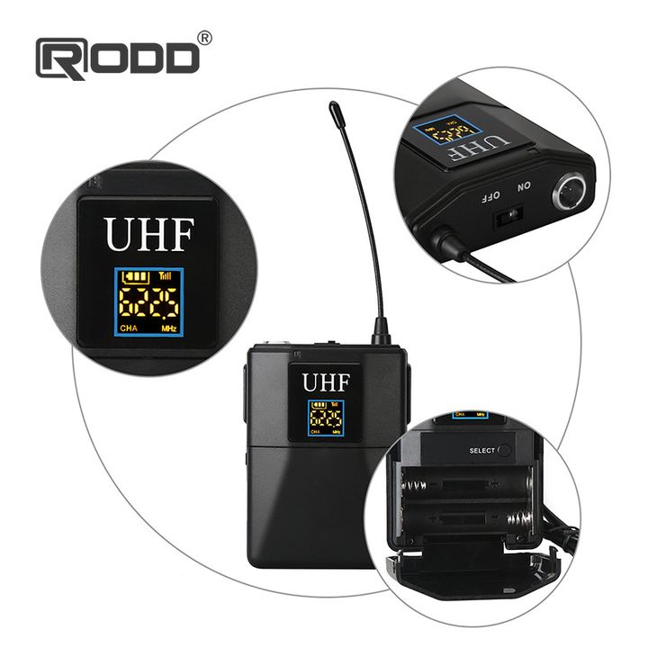 Máy trợ giảng UHF và Micro cổ áo