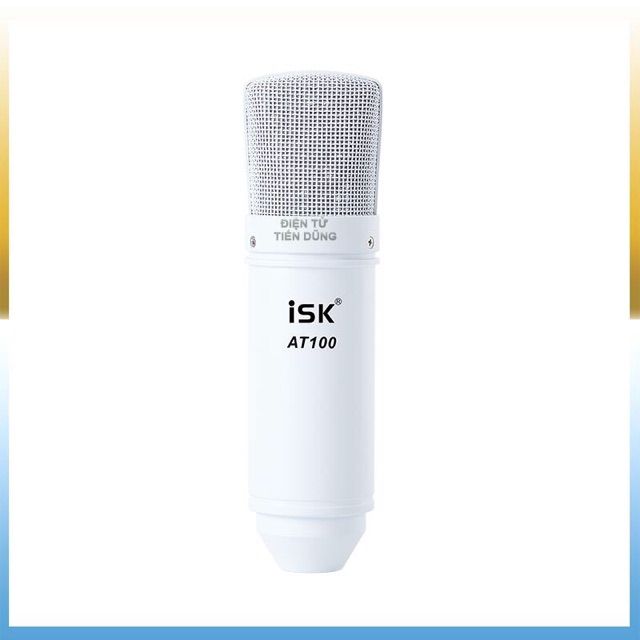 Bộ micro thu âm livestream ISK AT100 kết hợp Soundcard XOX K10 - Full
