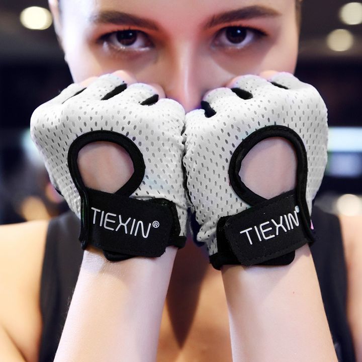 Găng tay nữ tập gym Tiexin (3 màu)