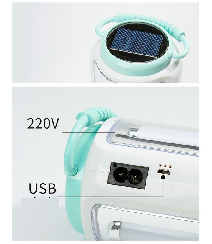 Đèn Sạc 4 LED Năng Lượng Mặt Trời