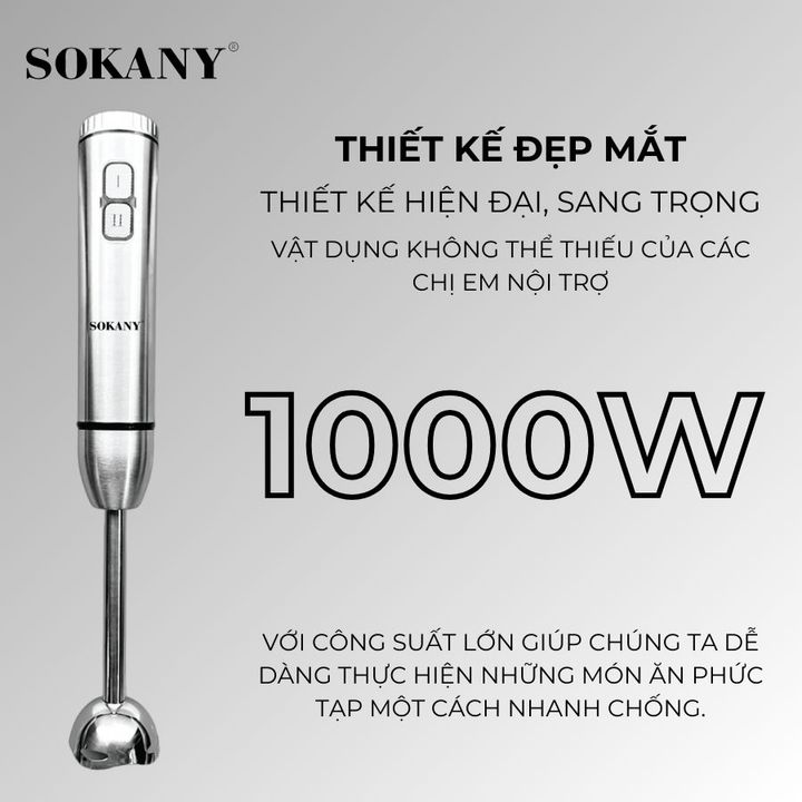 Máy Xay Cầm Tay 1000W SKN-9001C