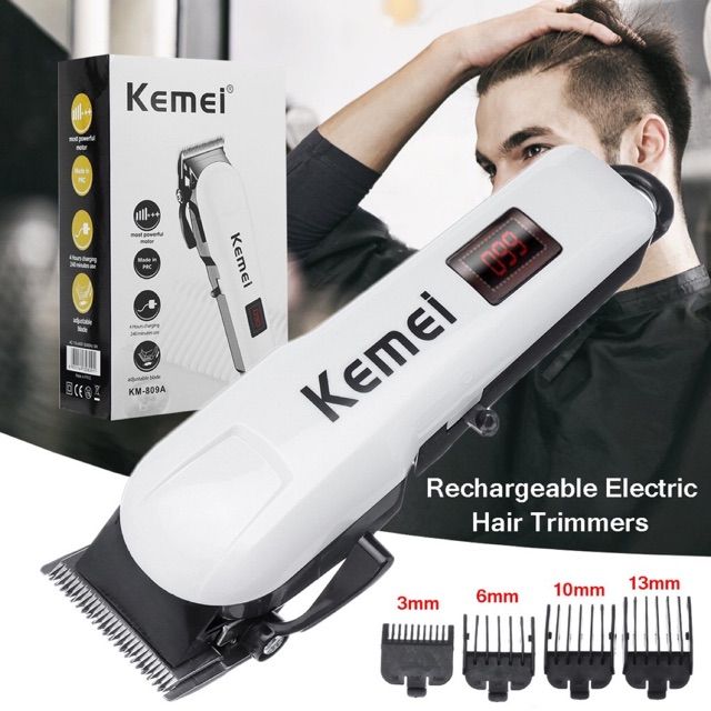 Tăng đơ cắt tóc không dây chuyên nghiệp KEMEI KM- 809A cao cấp