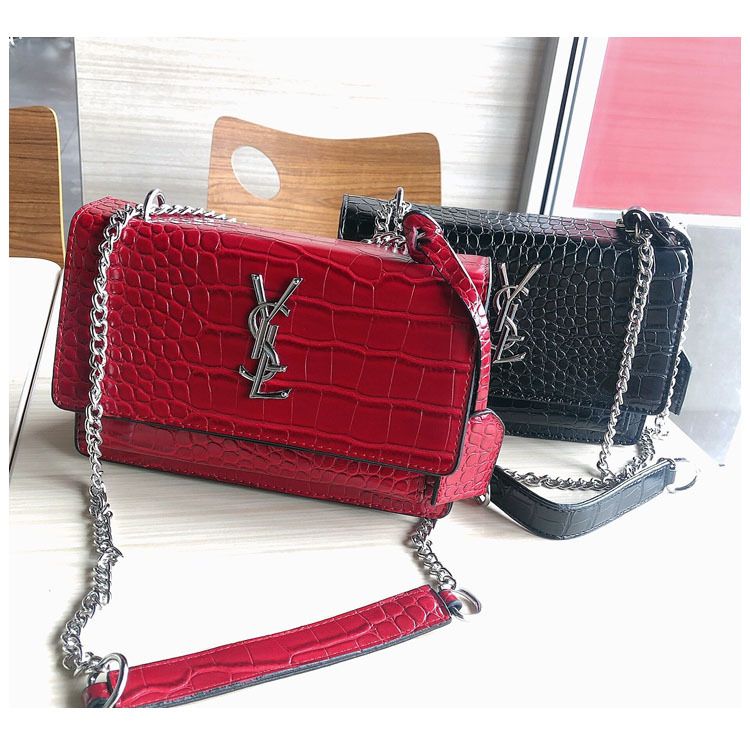 Túi xách da cá sấu YSL